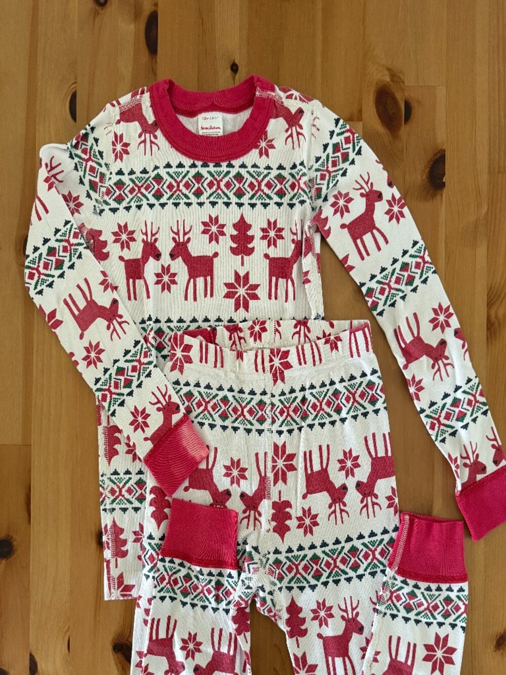 Hanna Andersson Kids Holiday Pajama Set 100% Organic Cotton